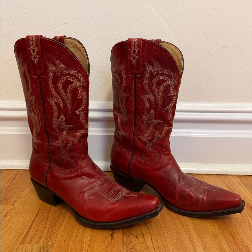 Boot Barn Shyanne Women’s Lucille Western Boots - Snip Toe Red